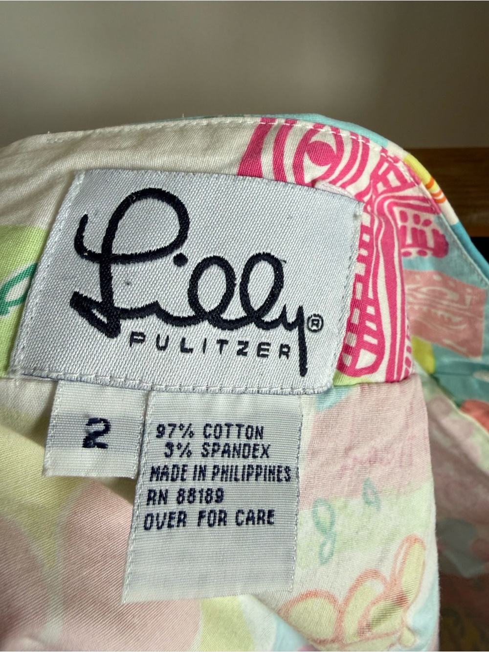 🌺 Lilly Pulitzer Hawaiian Patchwork Skort – Size 2 - Picture 10 of 10